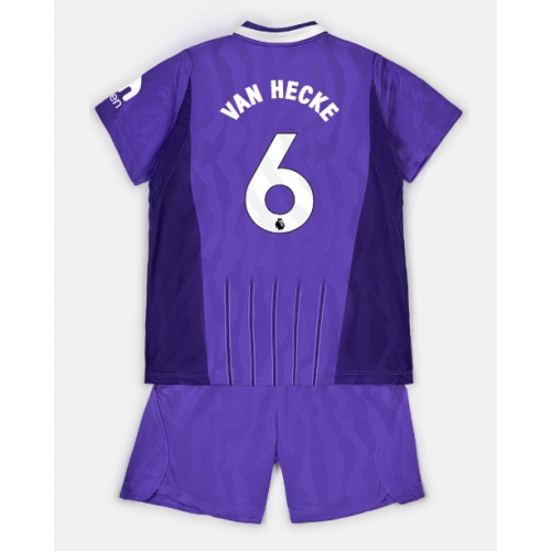 Tottenham Hotspur Jan Paul van Hecke #6 Maglia Gara Terza Repliche 2026-27 Bambino Maniche Corte Tottenham Hotspur Jan Paul van Hecke #6 Maglia Gara Terza Repliche 2026-27 Bambino Maniche Corte